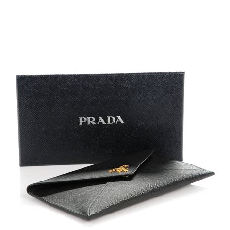 prada vitello move envelope wallet|Prada Womens Vitello Move Black Leather Compact Envelope .